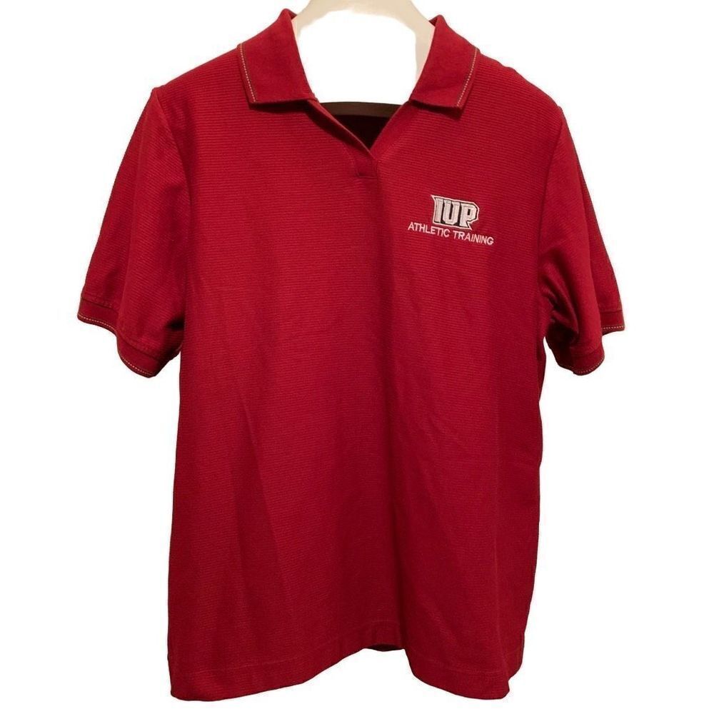 IUP Athletic Training Ladies Size XL Polo Shirt
